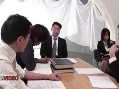 Intense jav seduction busty rina mayuzumi after a hard day at the office